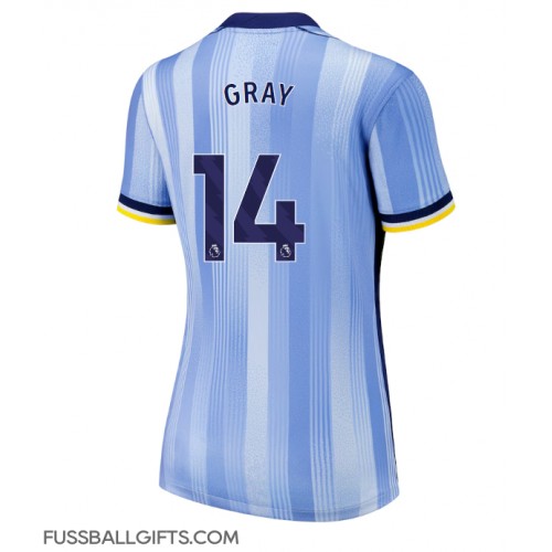 Tottenham Hotspur Archie Gray #14 Fußballbekleidung Auswärtstrikot Damen 2024-25 Kurzarm